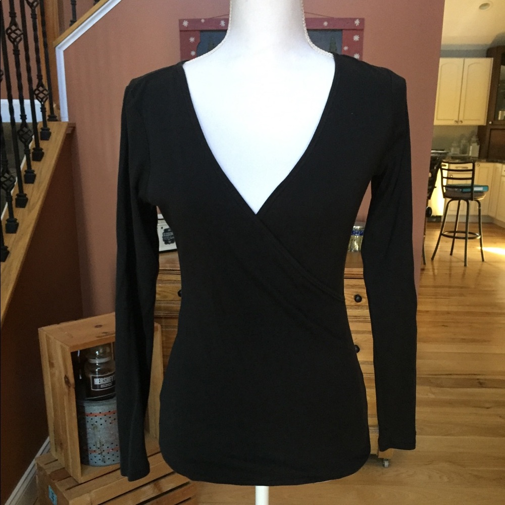 Victoria’s Secret Body Shop- V neck Tee.